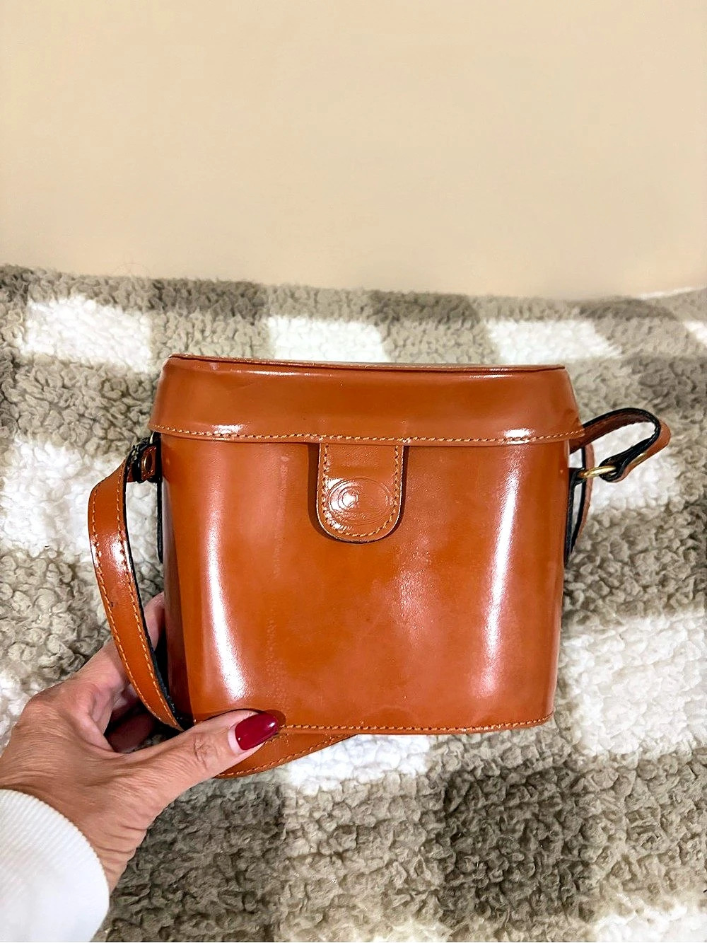 Cristian Brown Crossbody Bag